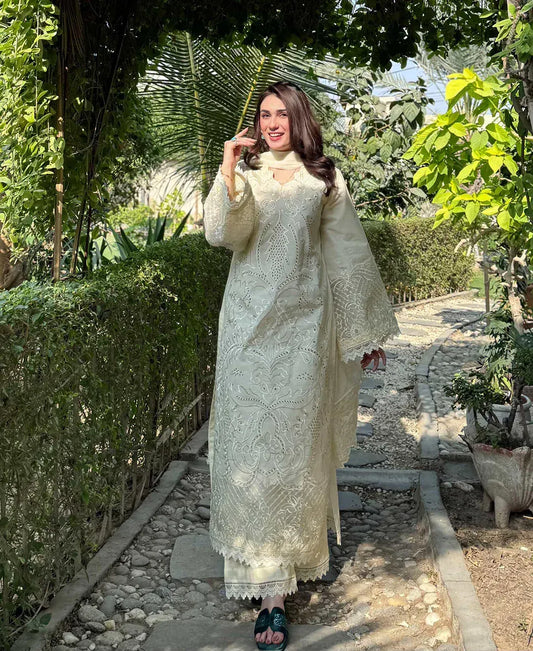 Ras Malai stitched cotton lawn suit