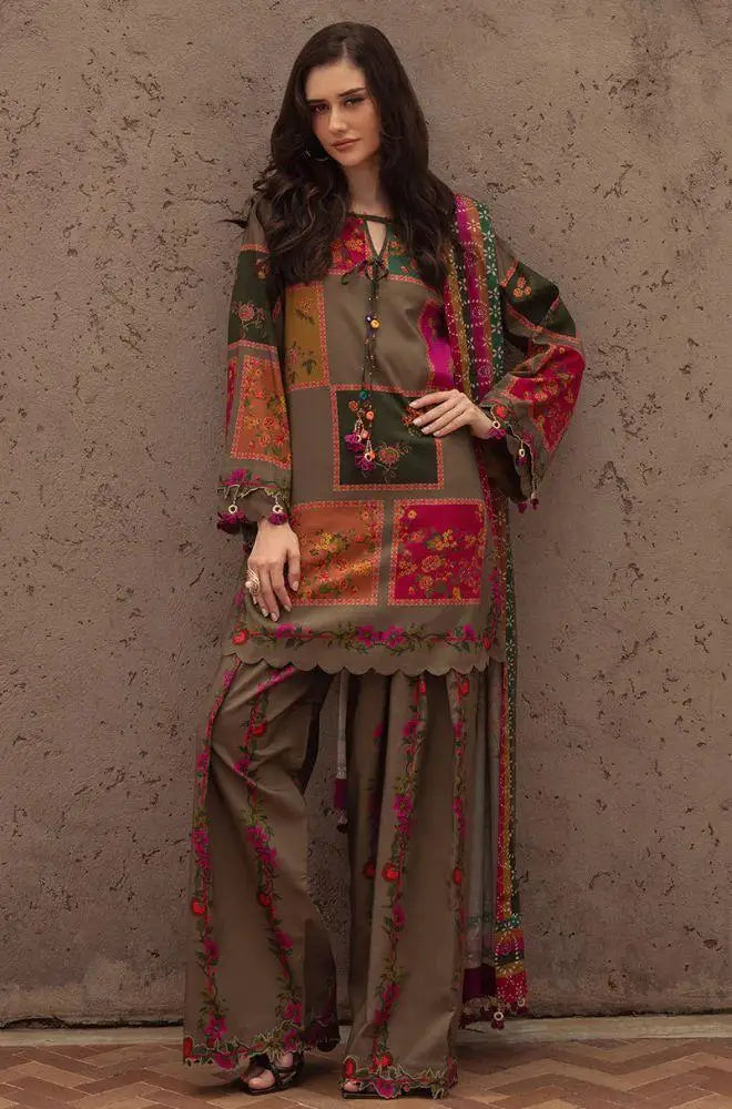 Women's Digital print lawn cord set 2-pcs