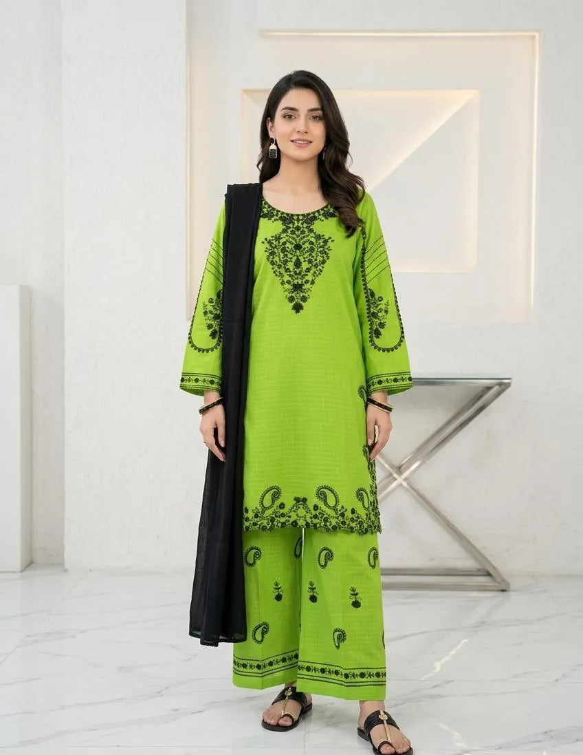 3-piece cotton lawn suit