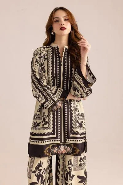 Full printed swiss lawn suit